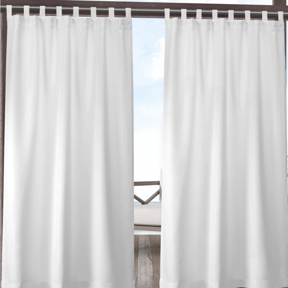 White Curtains - 2 Panels of 54x84 inch